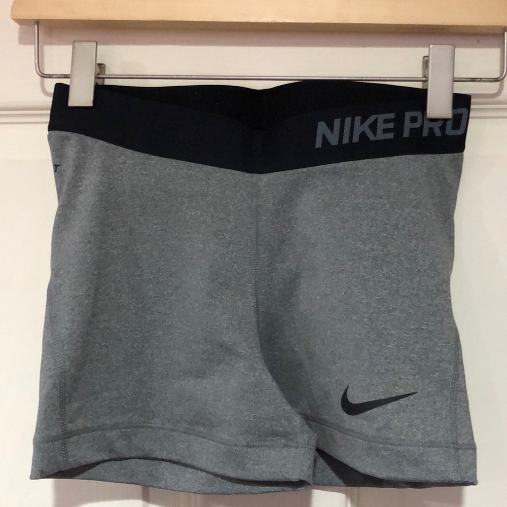 Nike Grey Spandex Shorts